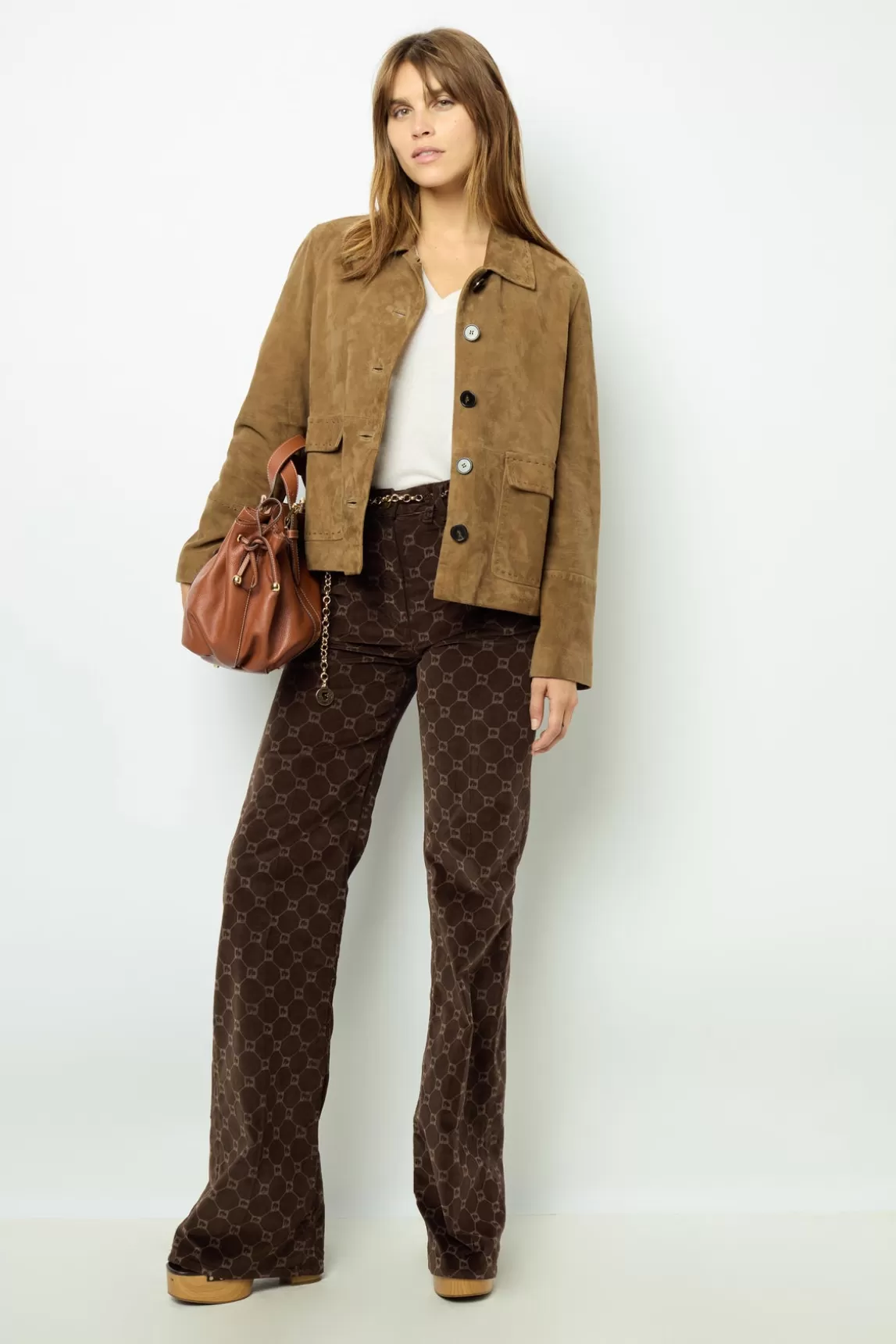 Clearance Gerard Darel Suede jacket - BADYA Camel