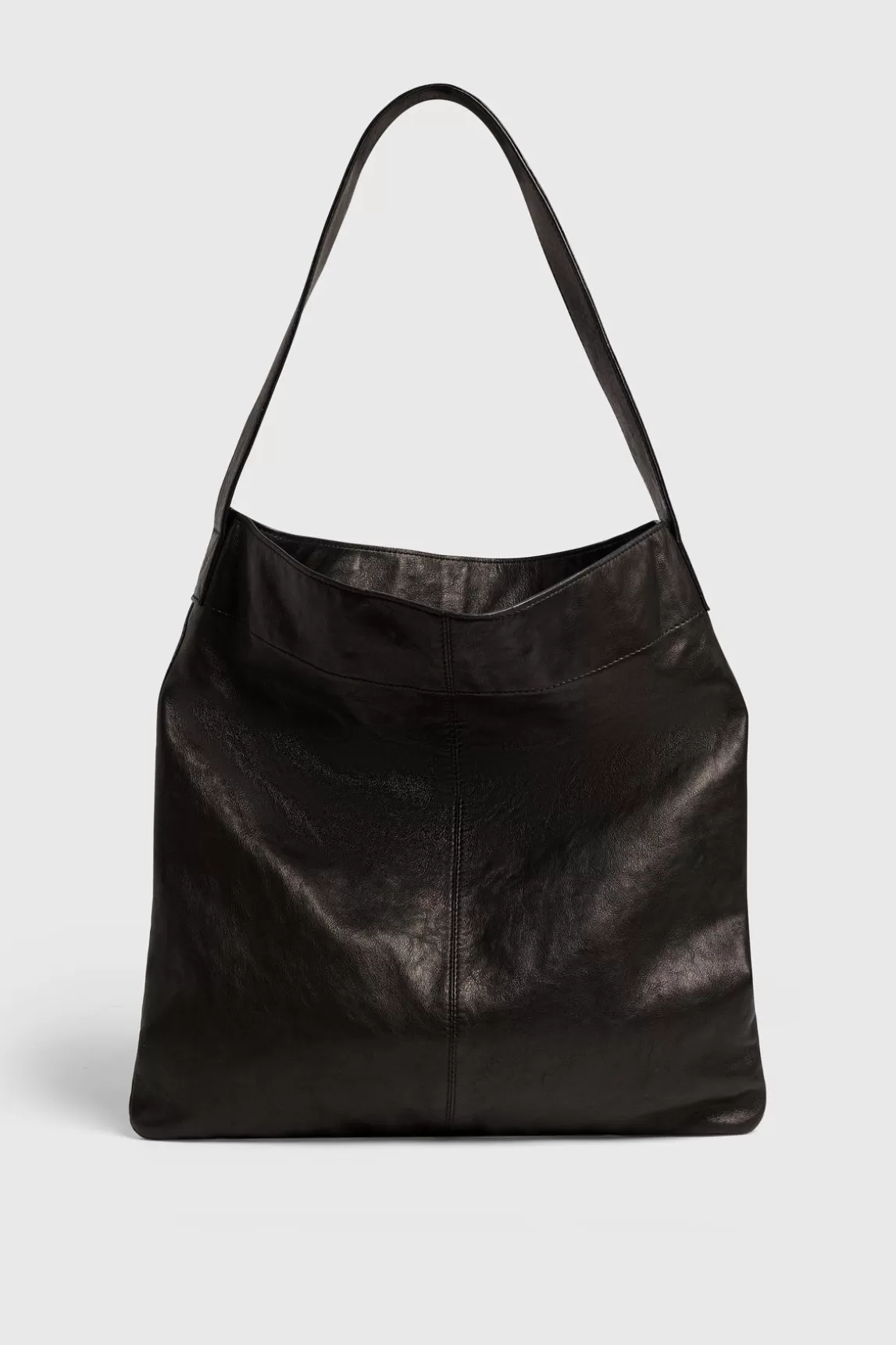 Store Gerard Darel Totebag in washed sheep leather - LADY Black