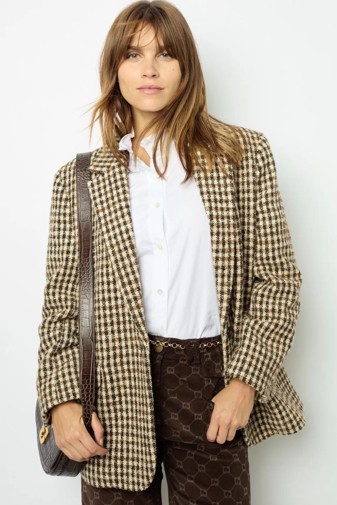 Flash Sale Gerard Darel Wide check jacket - MANUELLE Paille