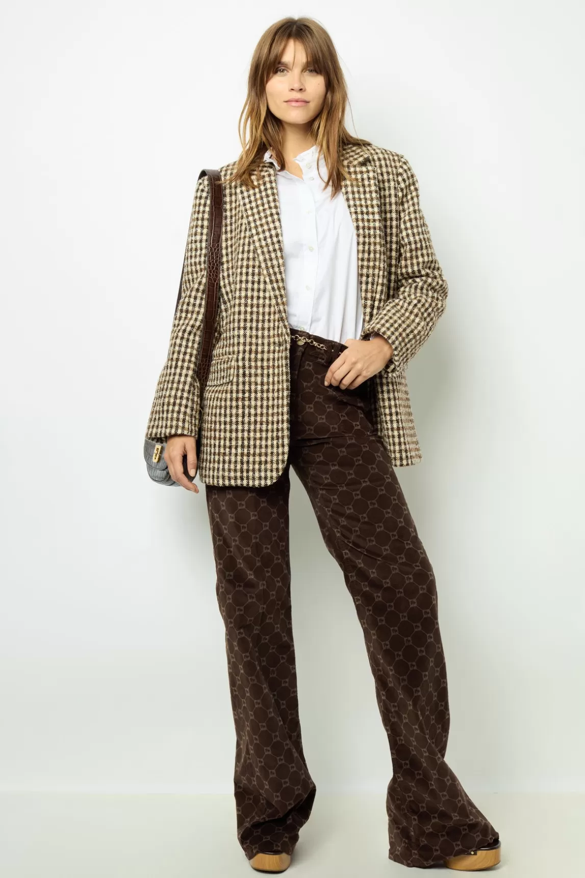 Flash Sale Gerard Darel Wide check jacket - MANUELLE Paille