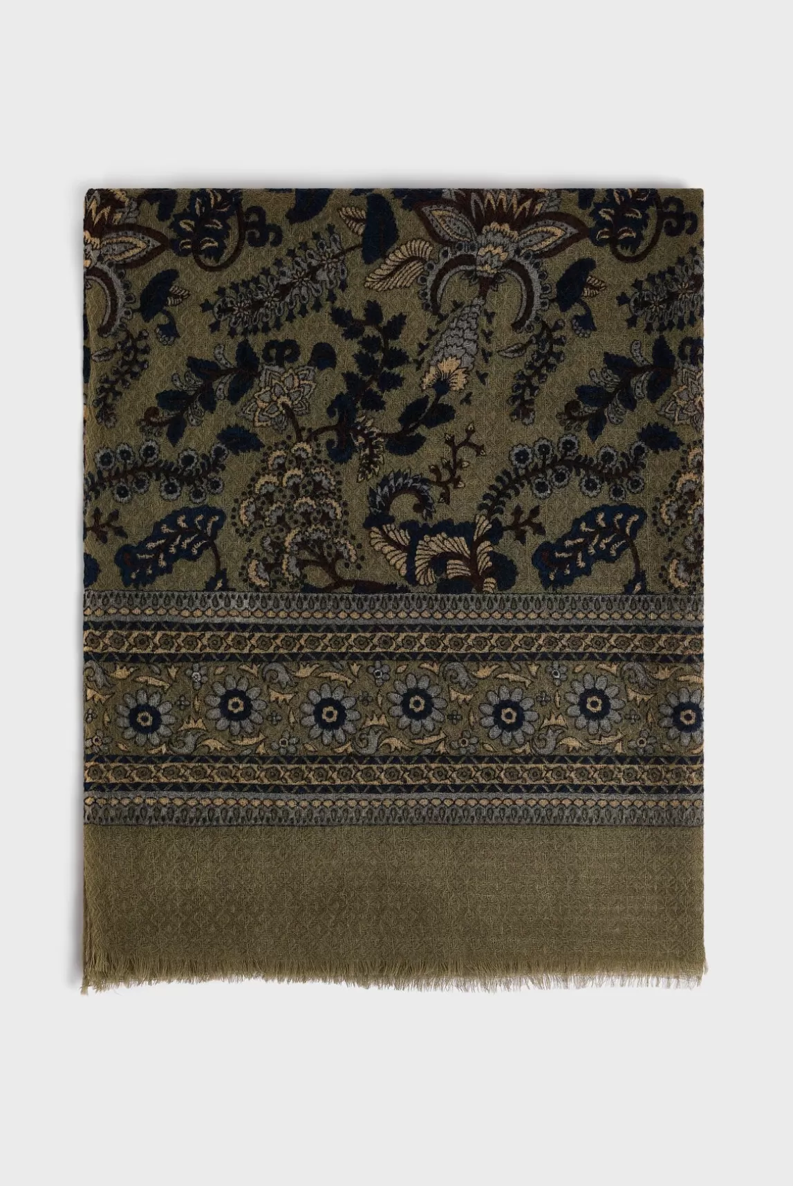 Cheap Gerard Darel Wool and silk floral scarf - DOUNIA Kakimoyen