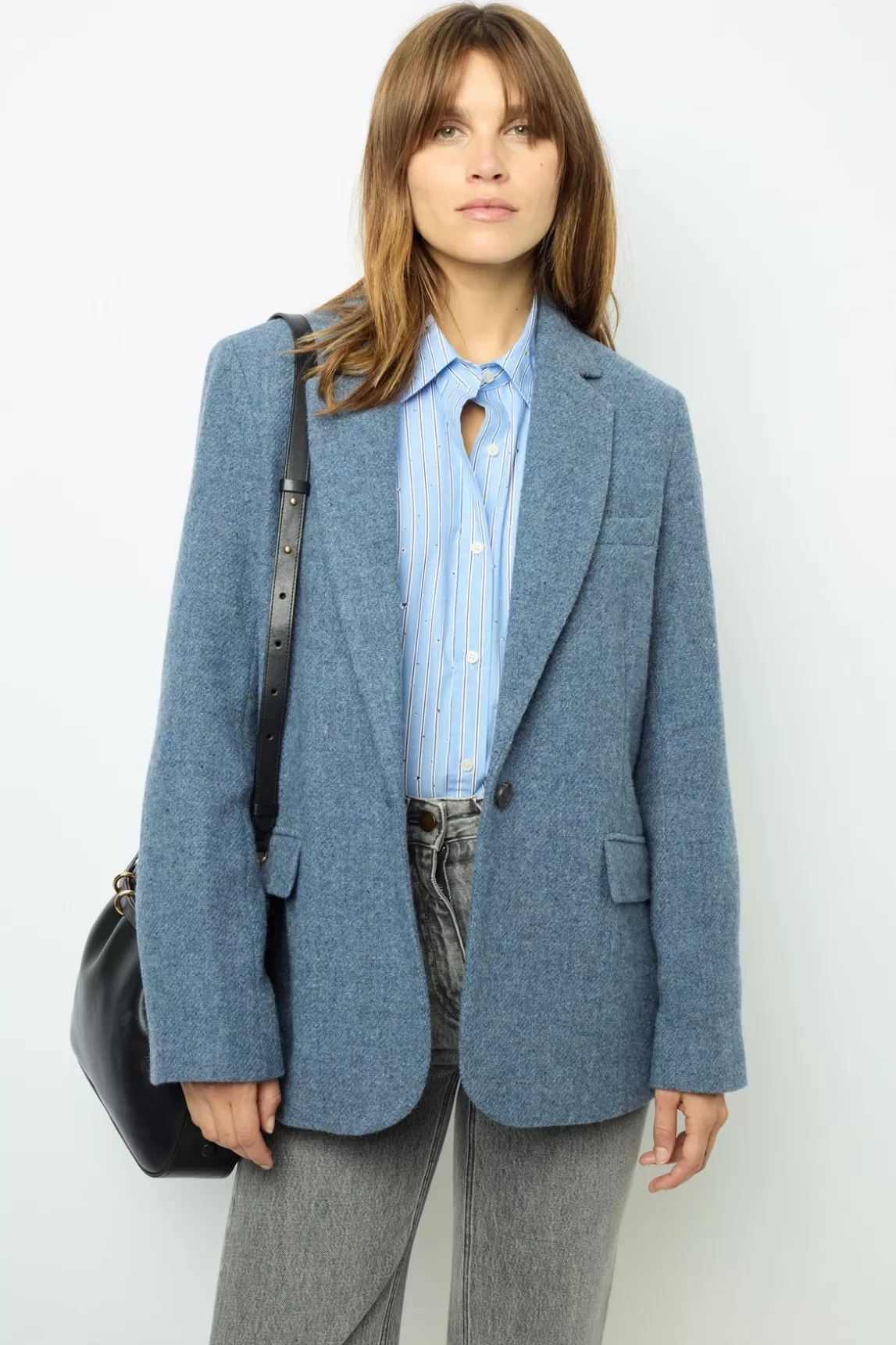 Flash Sale Gerard Darel Wool blend blazer - MARINE Nuage