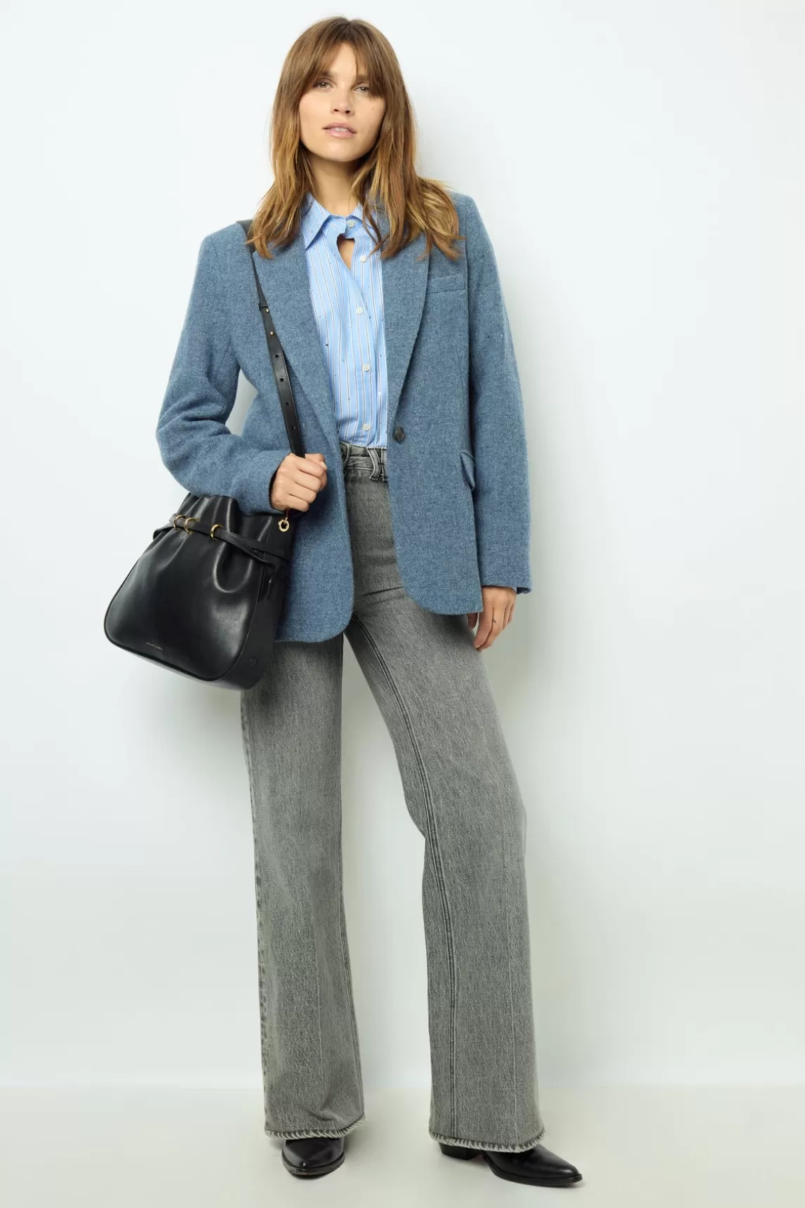 Flash Sale Gerard Darel Wool blend blazer - MARINE Nuage