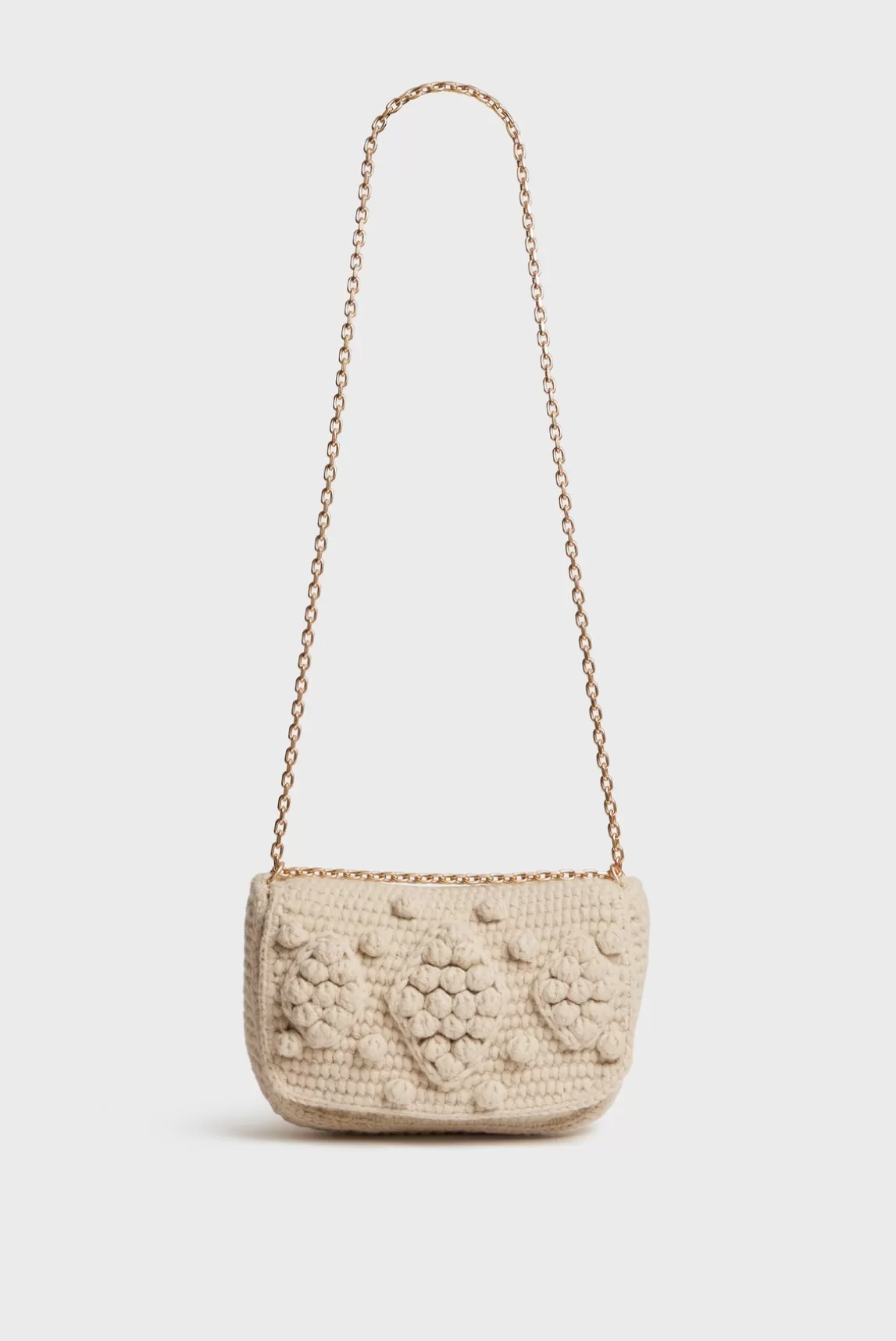 Store Gerard Darel Wool crochet crossbody bag - ARCHIE Natural