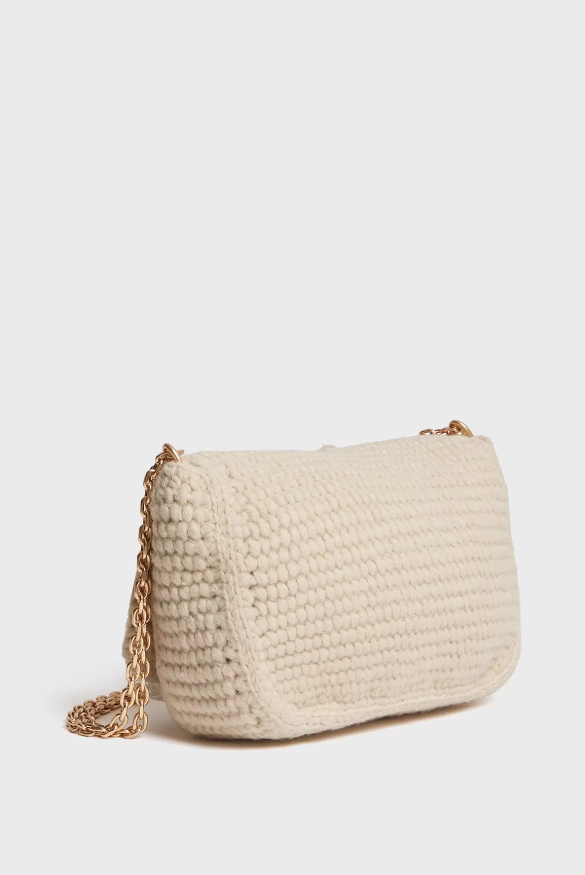 Store Gerard Darel Wool crochet crossbody bag - ARCHIE Natural